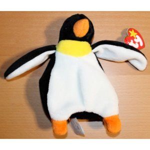 Ty Beanie Baby Waddle the Penguin (1995) Retired (6.5 inch) NWT Plush Stuffed